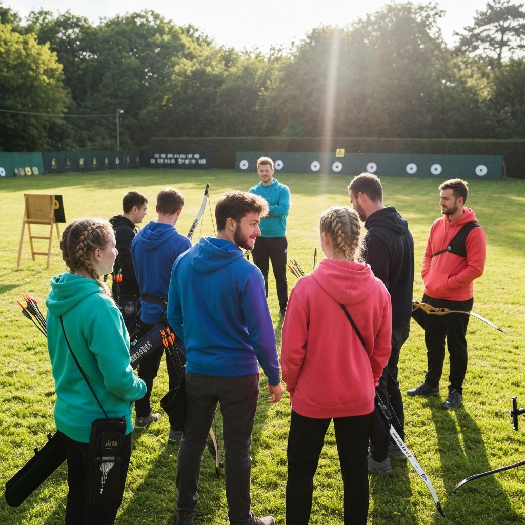 Marks Park Archery Club members